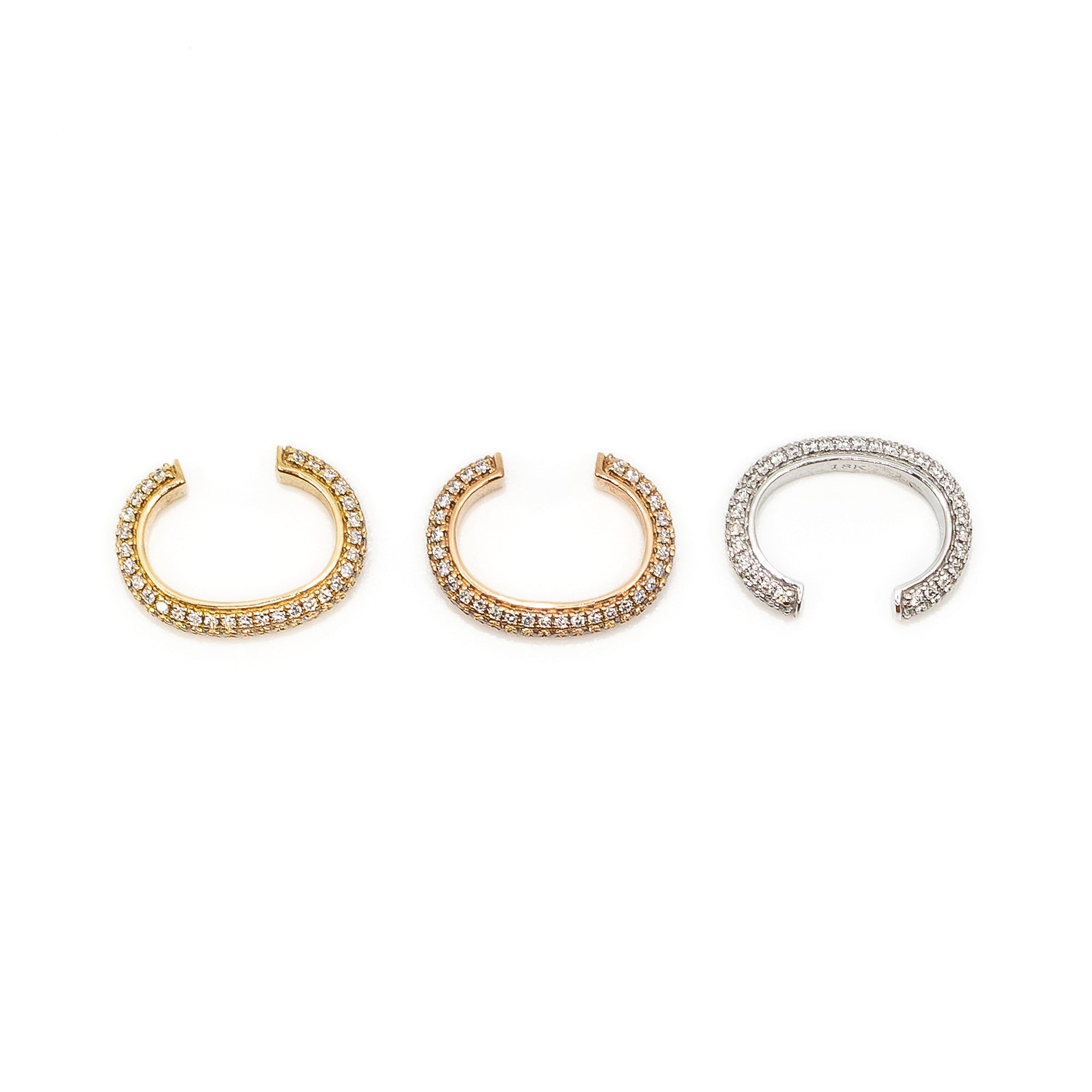 POWERS PAVE® Diamond Ear Cuff in 18K Gold