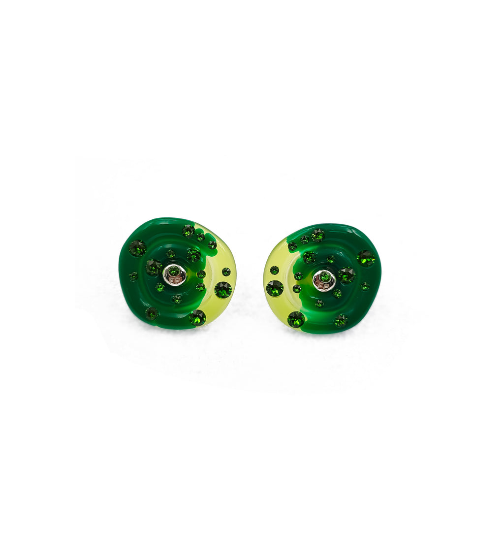 SUN ® Resin Saucer Earrings