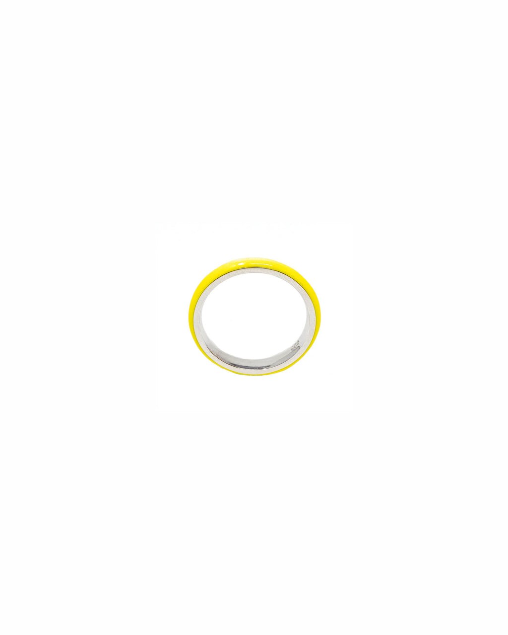 Thin Enamel Stacking Ring Sunshine